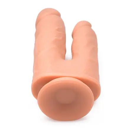 Double Shot Tečni Silikonski Dvostrani Model 20.5 cm Vibrirajući Sistem