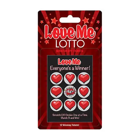 Kheper Games Love Me Lotto Srećke za Struganje - Set od 12 Komada
