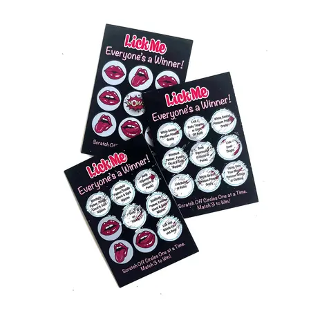 Kheper Games Lick Me Lotto Romantične Srećke - Paket od 12 Komada