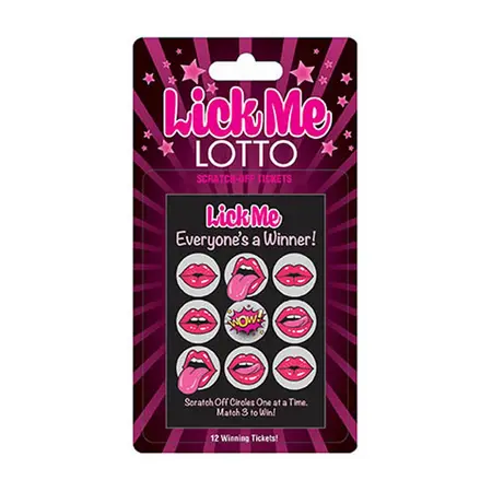 Kheper Games Lick Me Lotto Romantične Srećke - Paket od 12 Komada