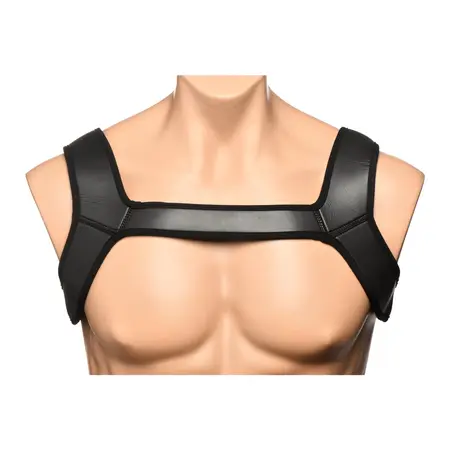 XR Brands Neopren Puppy Komplet Crni - Kompletan set za roleplay, podesivo pristajanje