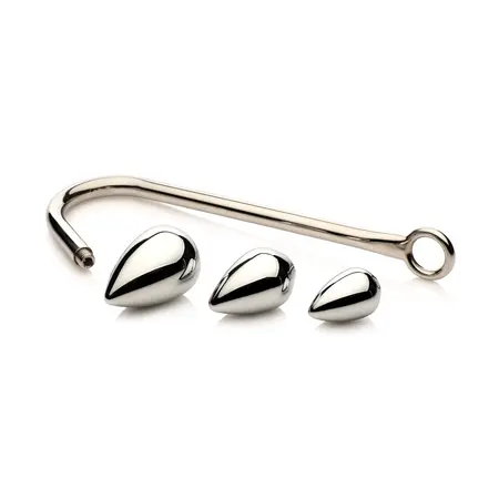 XR Brands Master Series Trainer Set with 3 Aluminum Alloy Plugs & Hook