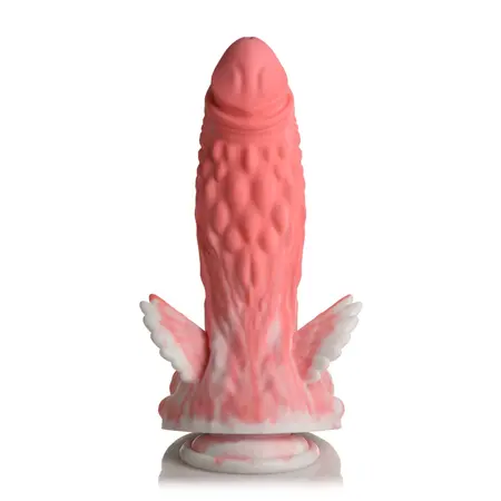 Pegasus Pecker Krilati Silikonski Model Roze - Teksturirani Intimni Uređaj
