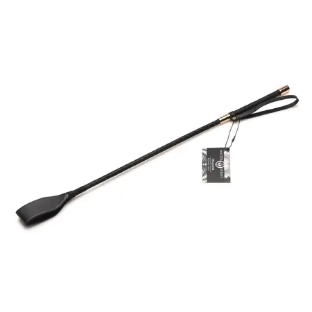 XR Brands Master Series Jahački Bič 61 cm Veganska Koža Crna