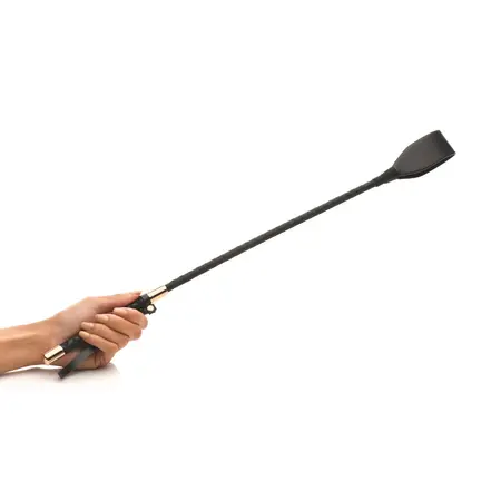 XR Brands Master Series Jahački Bič 61 cm Veganska Koža Crna
