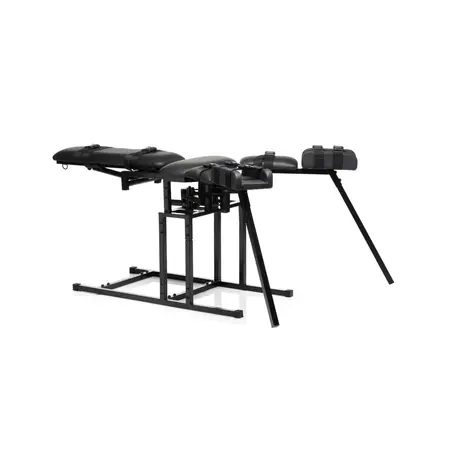 Master Series Obedience Restraint Chair Adjustable Iron Frame 330 lbs
