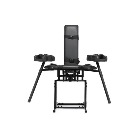 Master Series Obedience Restraint Chair Adjustable Iron Frame 330 lbs