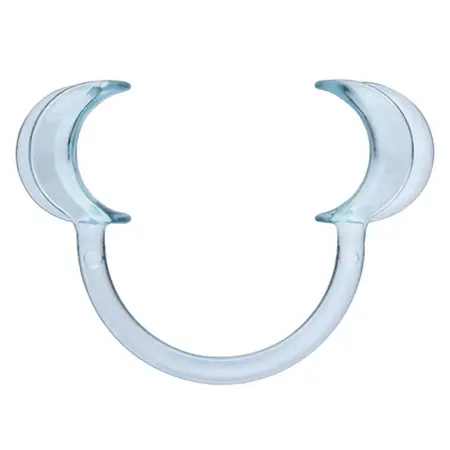 Master Series Dental Cheek Retractor Blue 4.5in Plastic Mouth Opener