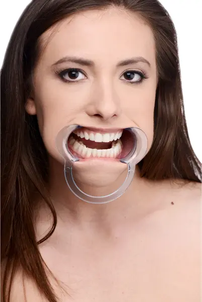Master Series Dental Cheek Retractor Blue 4.5in Plastic Mouth Opener