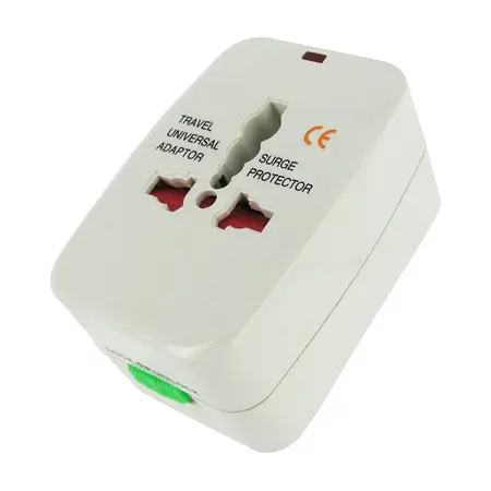 XR Brands Travel Univerzalni Adapter 4-u-1 Worldwide Plug Beli ABS