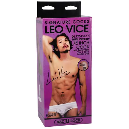 Doc Johnson Leo Vice ULTRASKYN Caramel 15 cm with Removable Suction Cup