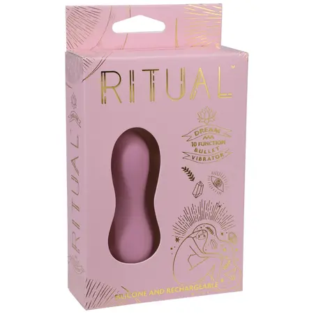 Ritual Dream punjivi silikonski intimni metak - Roze, kompaktni dizajn