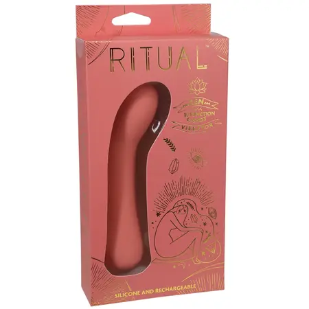 Doc Johnson Zen punjivi silikonski G-Spot vibrator Koral