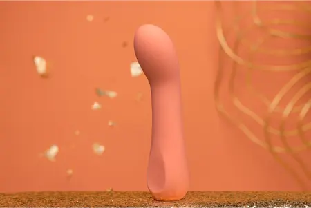 Doc Johnson Zen punjivi silikonski G-Spot vibrator Koral