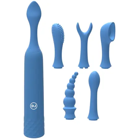 Doc Johnson iVibe Select iQuiver 7-Piece Multi-Functional Set Periwinkle