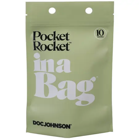 Doc Johnson Pocket Rocket Mini intimni masažer – kompaktni beli model