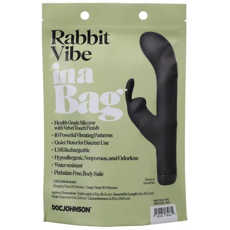 Doc Johnson iVibe Select iRabbit intimni silikonski masažer USB roze