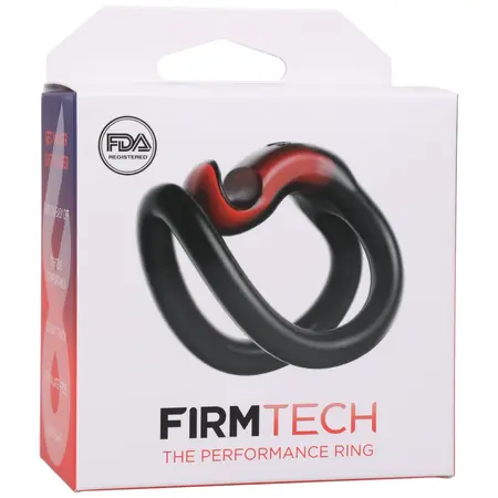 FirmTech Performance podesivi potporni prsten crno/crveni – ergonomsko prijanjanje
