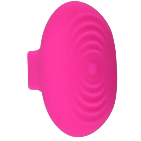 CalExotics Finger Vibe roze – punjivi silikonski prsten za stimulaciju