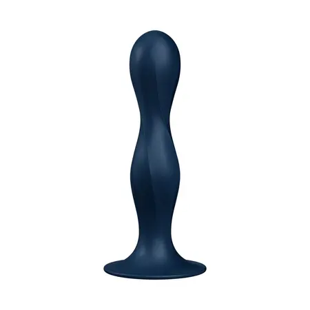 Satisfyer Double Ball-R otežani intimni trener tamnoplavi 18 cm