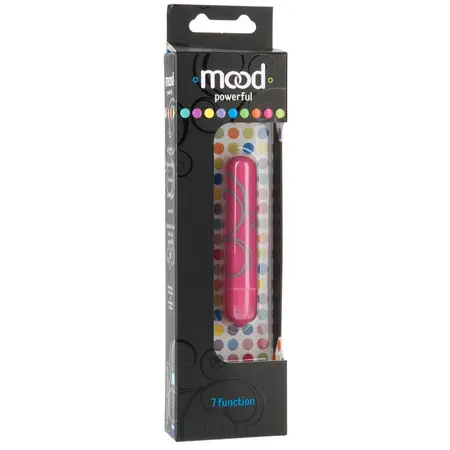 Doc Johnson Mood Powerful 7-Function Mini Device Pink 6.4 cm