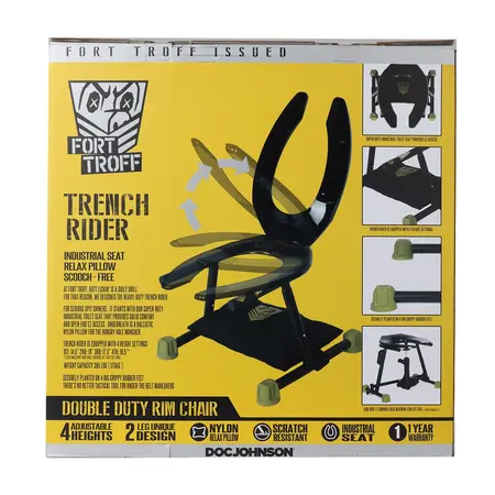 Fort Troff Trench Rider podesiva potporna platforma, crna