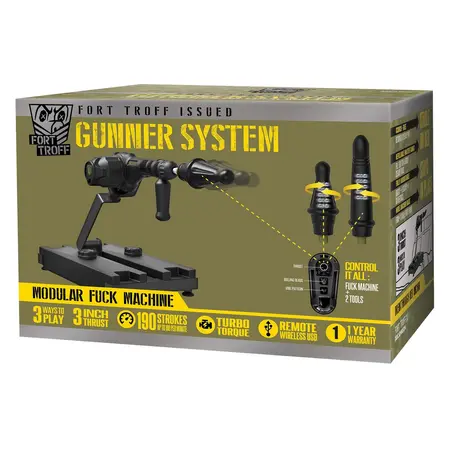 Fort Troff Gunner System 3-u-1 modularna intimna mašina set crna