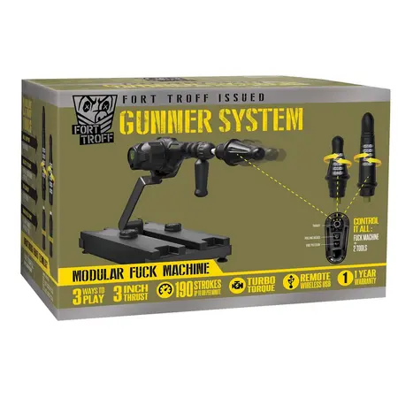 Fort Troff Gunner System 3-u-1 modularna intimna mašina set crna