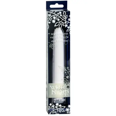 Doc Johnson Velvet Touch 7 Intimate Device 18cm White Waterproof