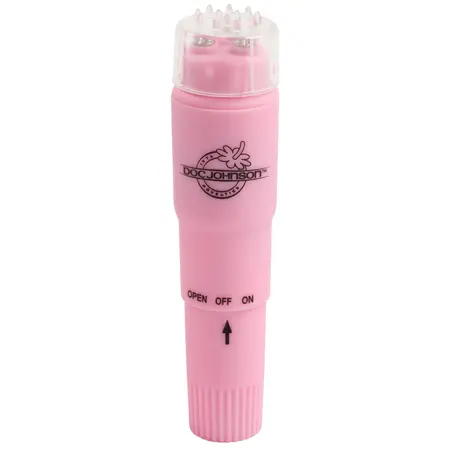 Doc Johnson Pocket Rocket Pink Intimate Wellness Device Velvet Touch