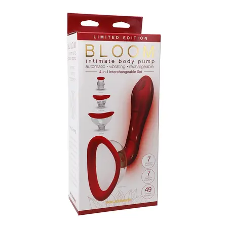 CalExotics Automatic Vibrating Body Pump 4-Head System USB Rechargeable