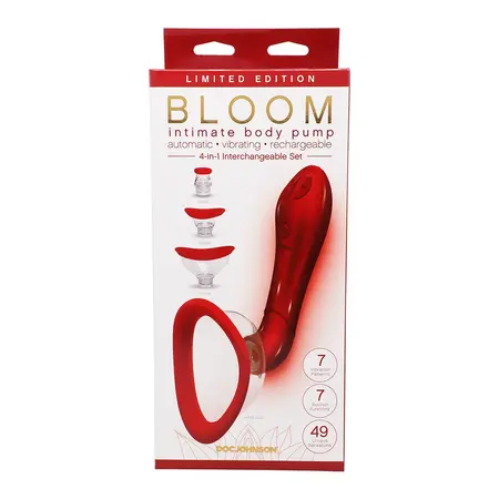 CalExotics Automatic Vibrating Body Pump 4-Head System USB Rechargeable