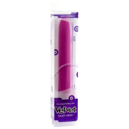 Doc Johnson Velvet Touch Intimate Massager Magenta Multi-Speed 18 cm