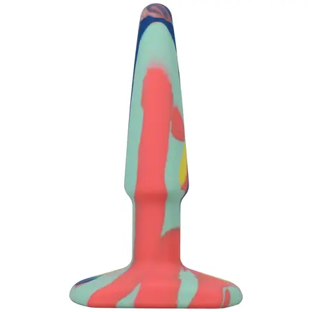 A-Play Groovy Silikonski Udobni Čep 10 cm Višebojni by Doc Johnson