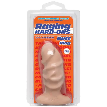 Doc Johnson Raging Hard-Ons Intimni Čep Vanila 10 cm