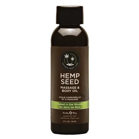 Earthly Body Naked in the Woods Massage Oil 236ml - Nourishing Blend