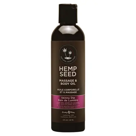 Earthly Body Skinny Dip Massage Oil 236ml - Natural Nourishing Blend