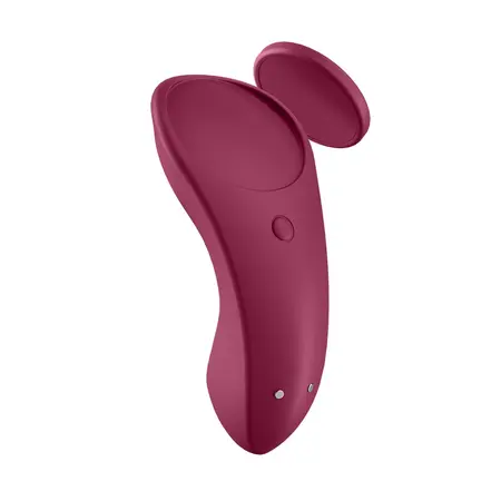 Satisfyer Sexy Secret Bežični Gaćić Aparat, Kontrola preko Aplikacije, Silikon, Crna
