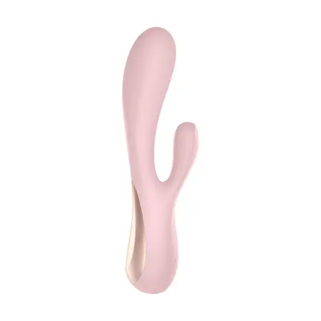 Satisfyer Mono Flex Intimni Silikonski Uređaj sa Dva Motora, Kontrola preko Aplikacije, Bela