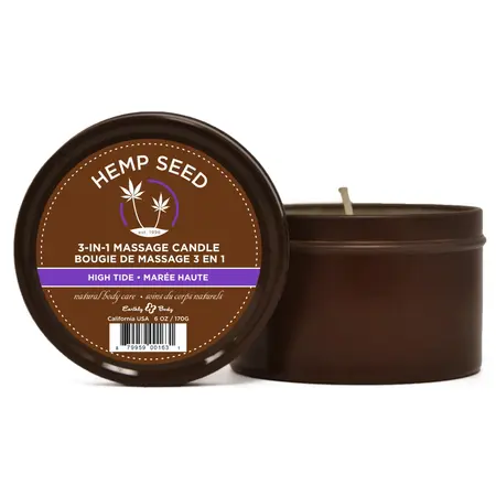 High Tide 3-u-1 Masažna Sveća 170g, Hranljiva Formula sa Uljem