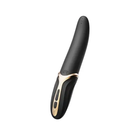 Eve Obsidian Black Dual-Motor Silicone Intimate Device with Heating