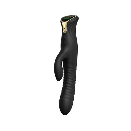 ZALO MOSE Intimate Device Rabbit Thruster Obsidian Black, Heated, Dual Motor
