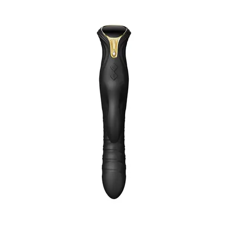 ZALO MOSE Intimate Device Rabbit Thruster Obsidian Black, Heated, Dual Motor