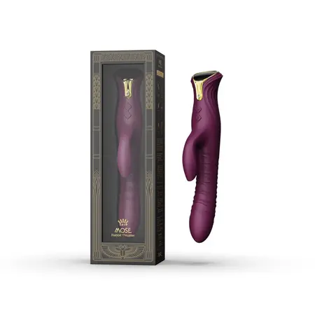 ZALO MOSE Velvet Purple Intimni Uređaj sa PowerThrust i Grejanjem