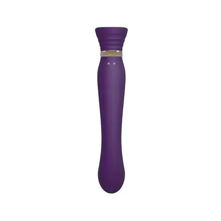 ZALO Queen PulseWave G-Spot Vibrator, Elegantno Zlatna i Swarovski Završnica