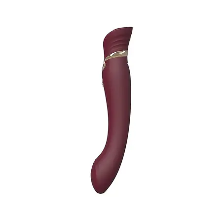 ZALO Queen PulseWave G-Spot sistem - elegantna zlatna i Swarovski dekoracija