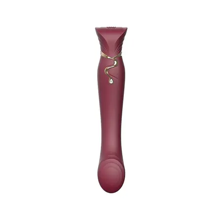 ZALO Queen PulseWave G-Spot sistem - elegantna zlatna i Swarovski dekoracija