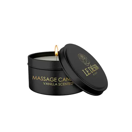 Le Desir Massage Candle Vanilla Scented 80g - Aromatic Relaxation Wax