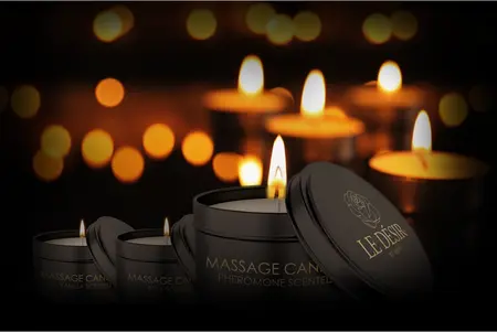 Le Desir Massage Candle Vanilla Scented 80g - Aromatic Relaxation Wax