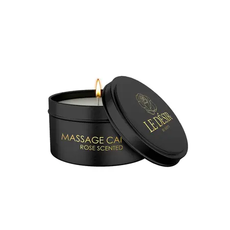 Le Desir Massage Candle Rose Scented 80g - Aromatic Wax for Relaxing Rituals